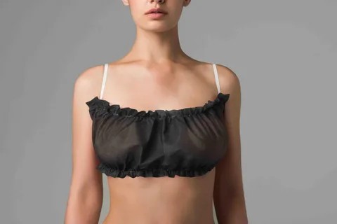 Одноразовый бюстгальтер (бюстье) 10 штук цвет черный