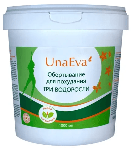 Обертывание для похудания "Три водоросли" UNAEVA 1000 мл Обертывание для похудания "Три водоросли" UNAEVA 1000 мл