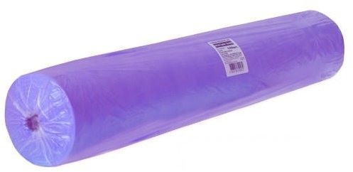 Простыни одноразовые в рулоне 70 на 200 см с перфорацией Сиреневые 100 штук