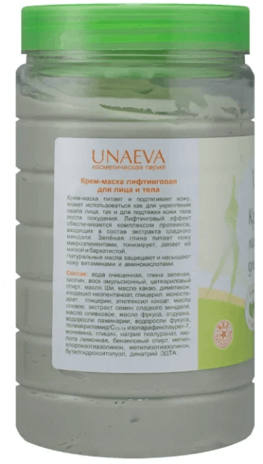 Крем-маска лифтинговая для лица и тела Unaeva 750 мл Крем-маска лифтинговая для лица и тела Unaeva 750 мл