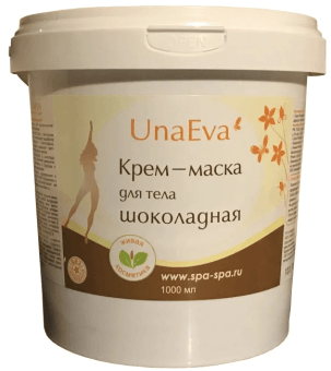 Шоколадная крем-маска для тела Unaeva 1000 мл