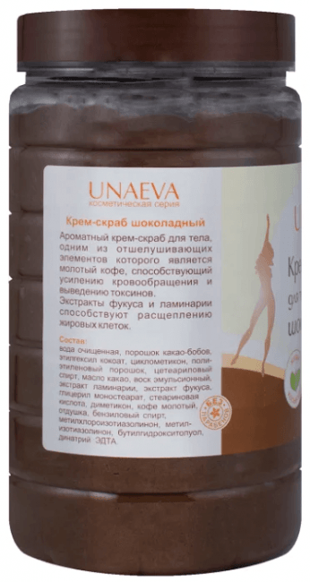 Шоколадный крем-скраб Unaeva 750 мл Шоколадный крем-скраб Unaeva 750 мл
