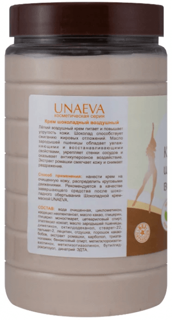 Шоколадный воздушный крем Unaeva 750 мл