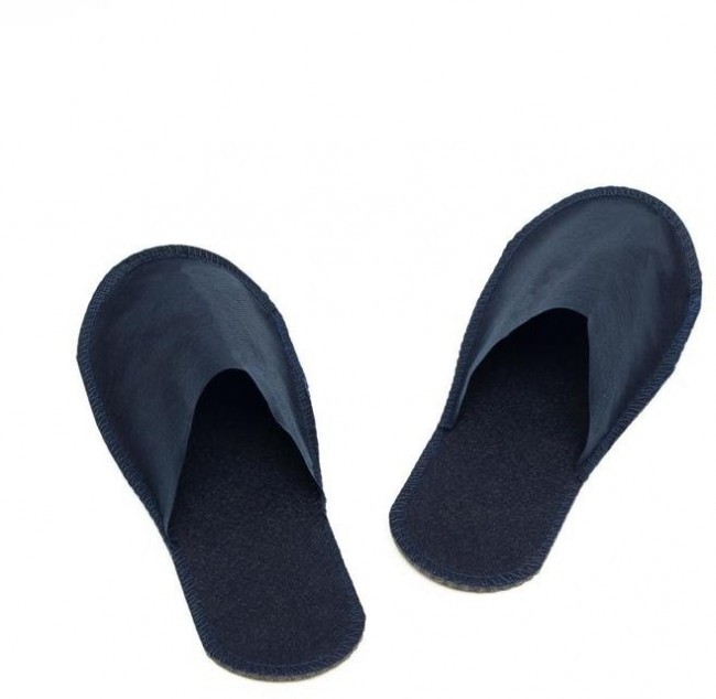 Одноразовые тапочки "Стандарт" с закрытым мысом, синие 75 пар (150 штук) Одноразовые тапочки "Стандарт" с закрытым мысом, синие 75 пар (150 штук)