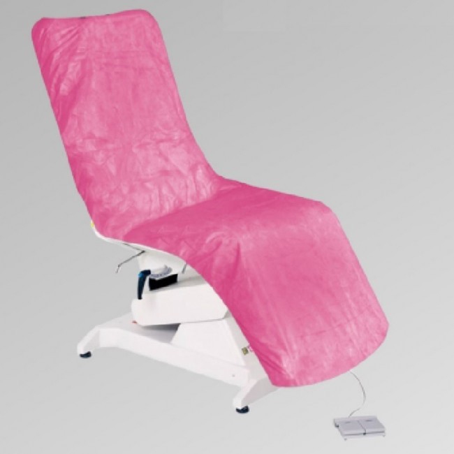 Чехол на кушетку нетканый 210 х 90 х 15 см розовый спанбонд 10 штук плотность 20г/м2 Чехол на кушетку нетканый 210 х 90 х 15 см розовый спанбонд 10 штук плотность 20г/м2