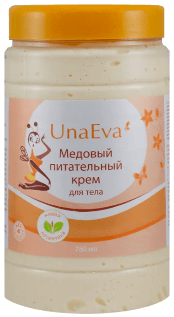 Медовый питательный крем для тела Unaeva 750 мл Медовый питательный крем для тела Unaeva 750 мл