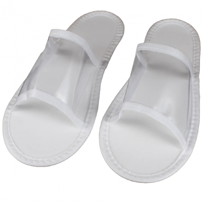 Тапочки одноразовые "Водолей" прозрачный мыс 50 пар (100 штук) Тапочки одноразовые "Водолей" прозрачный мыс 50 пар (100 штук)