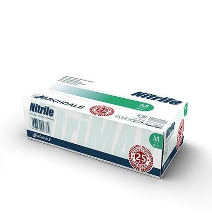Nitrile, смотровые нитриловые перчатки, зеленые, 100 штук Nitrile, смотровые нитриловые перчатки, зеленые, 100 штук