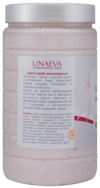 Виноградный крем-скраб Unaeva 750 мл