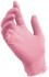 Nitrile, смотровые нитриловые перчатки, розовые, 100 штук