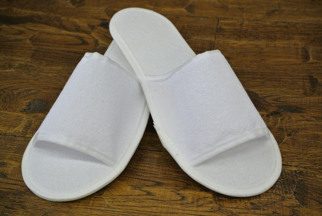 Тапочки одноразовые махровые Оптима 20 пар (40 штук)