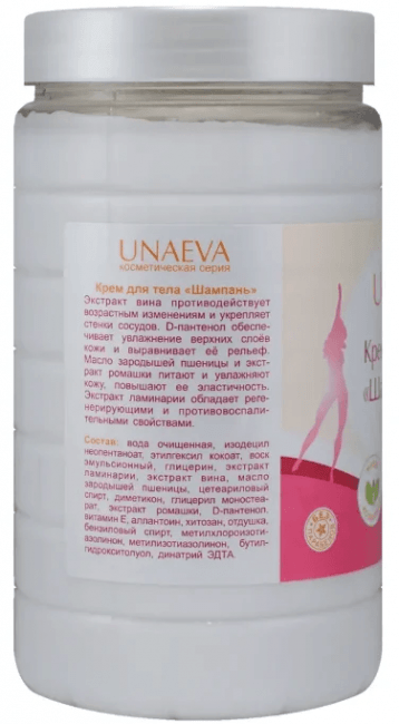 Крем для тела Шампань Unaeva 750 мл Крем для тела Шампань Unaeva 750 мл