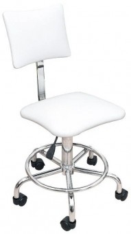 Стул мастера С-7 высокий белый