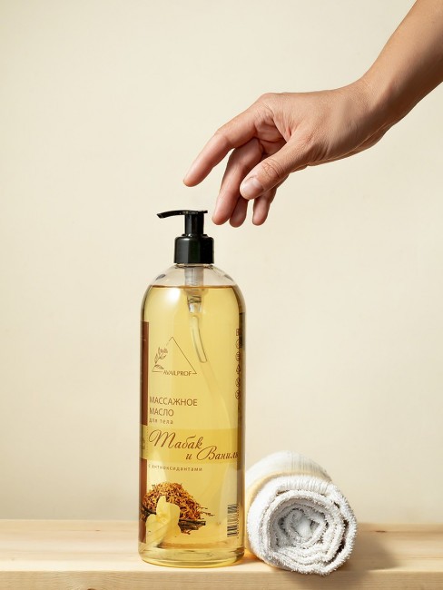 AVAILPROF Массажное масло Табак и Ваниль 1000 мл AVAILPROF Массажное масло Табак и Ваниль 1000 мл