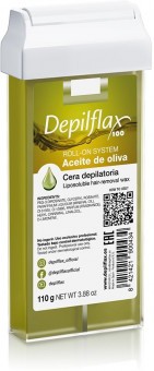 Воск в картридже DepilFlax 100, оливковый, 110 мл
