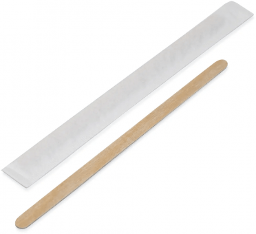 Шпатели-размешиватели Aviora, деревянные в индивидуальной упаковке 140 x 6 x 1,3 мм, 250 штук