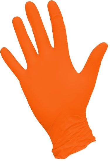 Перчатки нитриловые NitriMAX, неопудренные, оранжевые 100 шт Перчатки нитриловые NitriMAX, неопудренные, оранжевые 100 шт