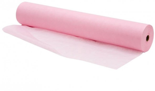 Простыни одноразовые в рулоне 80 на 200 см с перфорацией Розовые 100 штук Простыни одноразовые в рулоне 80 на 200 см с перфорацией Розовые 100 штук