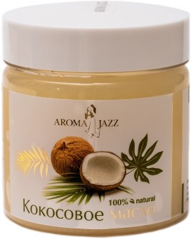 Aroma Jazz 100% Кокосовое масло базовое твёрдое для тела 500 мл