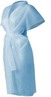 Халат-кимоно бусидо без рукавов голубой 25 г/м2 10 штук