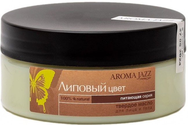 Aroma Jazz Твердое массажное масло Липовый цвет 150 мл