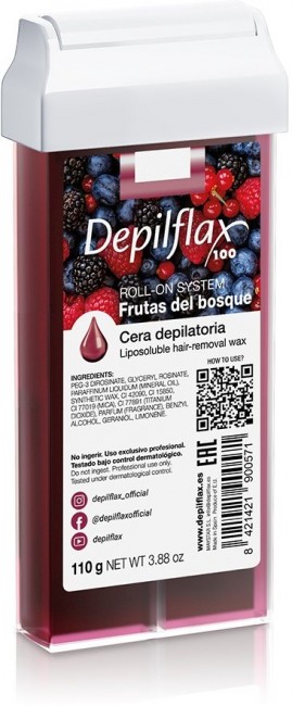 Воск в картридже DepilFlax Лесные ягоды 110 мл