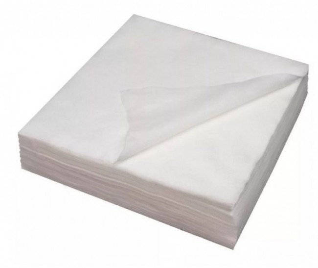 Салфетки одноразовые 10 х 10 см Cosmetic Sun 1000 штук (10 упаковок по 100 штук) парикмахерские, универсальные, впитывающие для уборки дома, салона красоты, больницы