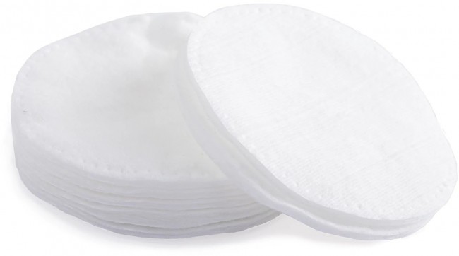 Ватные диски ЗОЛОТОЙ ИДЕАЛ 100% хлопок с эффектом прошитого края 180 штук