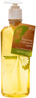 Aroma Jazz Массажное масло Базилик и грецкий орех 350 мл