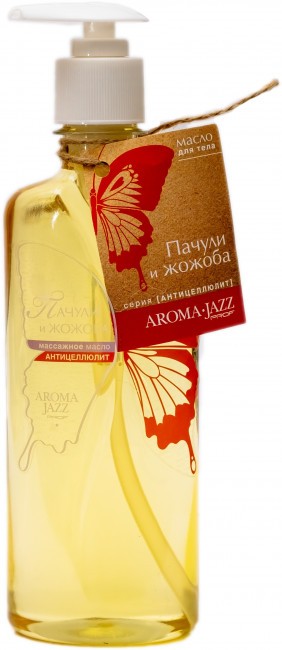 Aroma Jazz Массажное масло Пачули и жожоба 350 мл