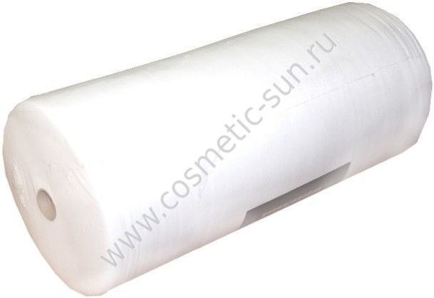 Салфетки одноразовые (спанлейс) 30*30 см белые в рулоне 100 штук