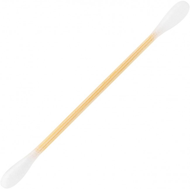 Ватные палочки 1000 штук (5х200 шт) бамбуковый стик 100% хлопок зип-лок ЗОЛОТОЙ ИДЕАЛ