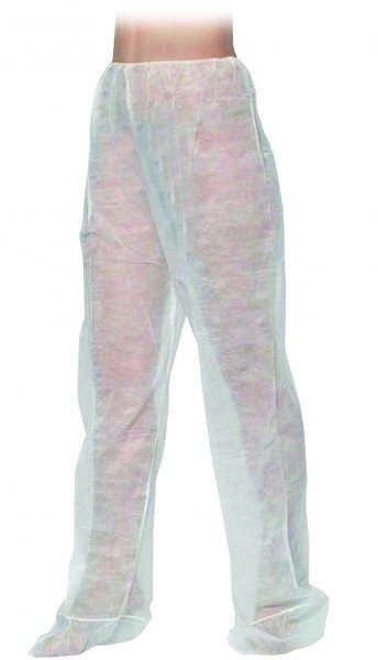 Штаны для прессотерапии из спанбонда (одноразовые), белые, 10 шт. Штаны для прессотерапии из спанбонда (одноразовые), белые, 10 шт.