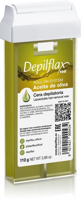 Воск для депиляции DepilFlax Оливковый набор: 20 картриджей по 100 мл