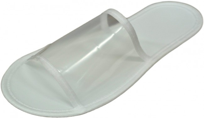 Тапочки одноразовые "Водолей" прозрачный мыс 75 пар (150 штук)