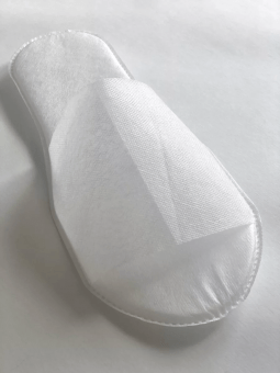 Тапочки одноразовые Хотель белые (без швов и применения ниток)