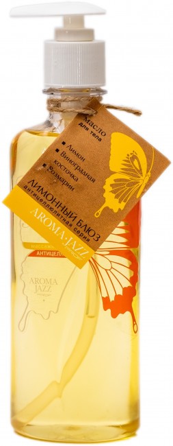 Aroma Jazz Массажное масло "Лимонный блюз" 350 мл