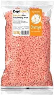 Depiltouch Premium Пленочный воск в гранулах "Orange" 1000 грамм — 
