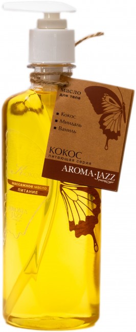 Aroma Jazz Массажное масло "Кокос" 350 мл