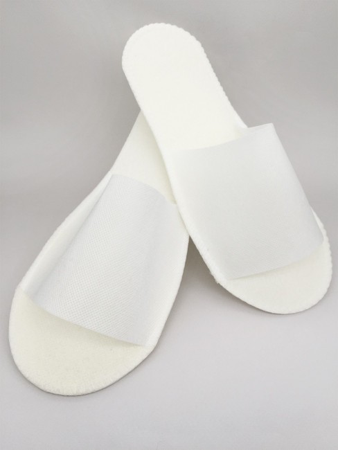 Одноразовые тапочки на жесткой подошве "Стандарт Лайт" бежевые